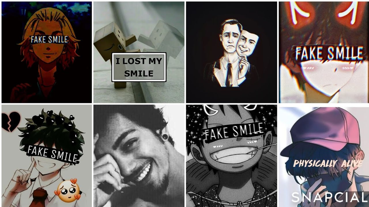  Fake smile stylish dps wallpaper Whatsapp dps 💔