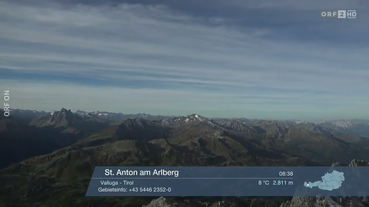 Wetterpanorama ORF 2 (HD) 07.09.2025 