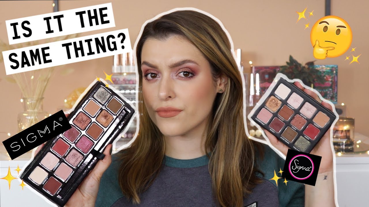 Sigma Warm Neutrals NEW vs OLD!! | Makeup With Meg
