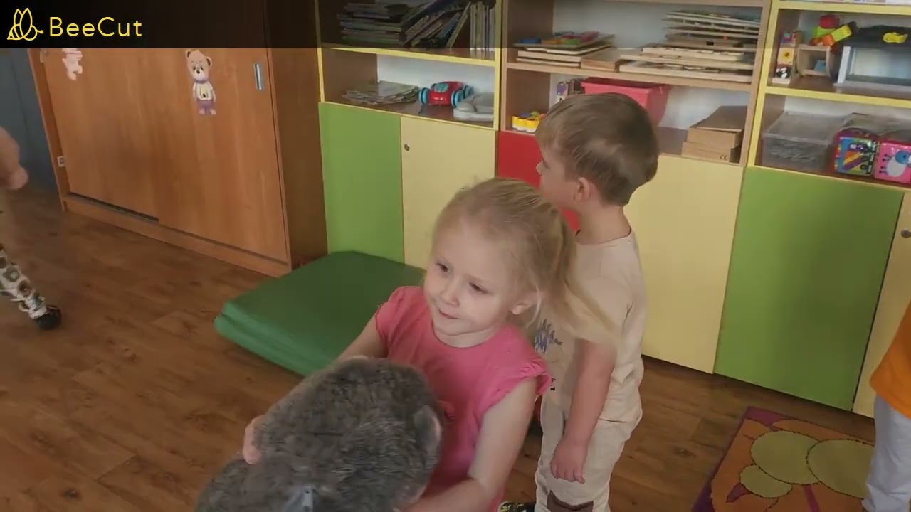 Taniec misia z pajacykiem