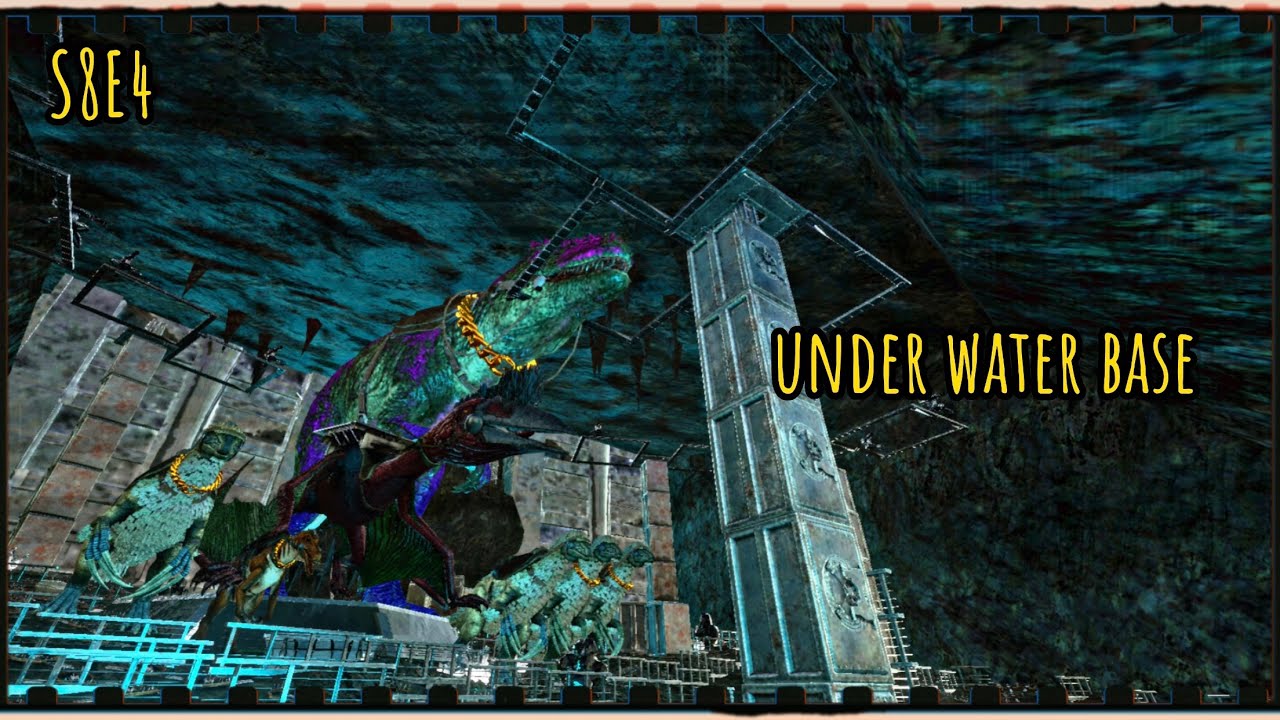 ARK MOBILE || S8E4 || BUILDING AN UNDERWATER BASE.