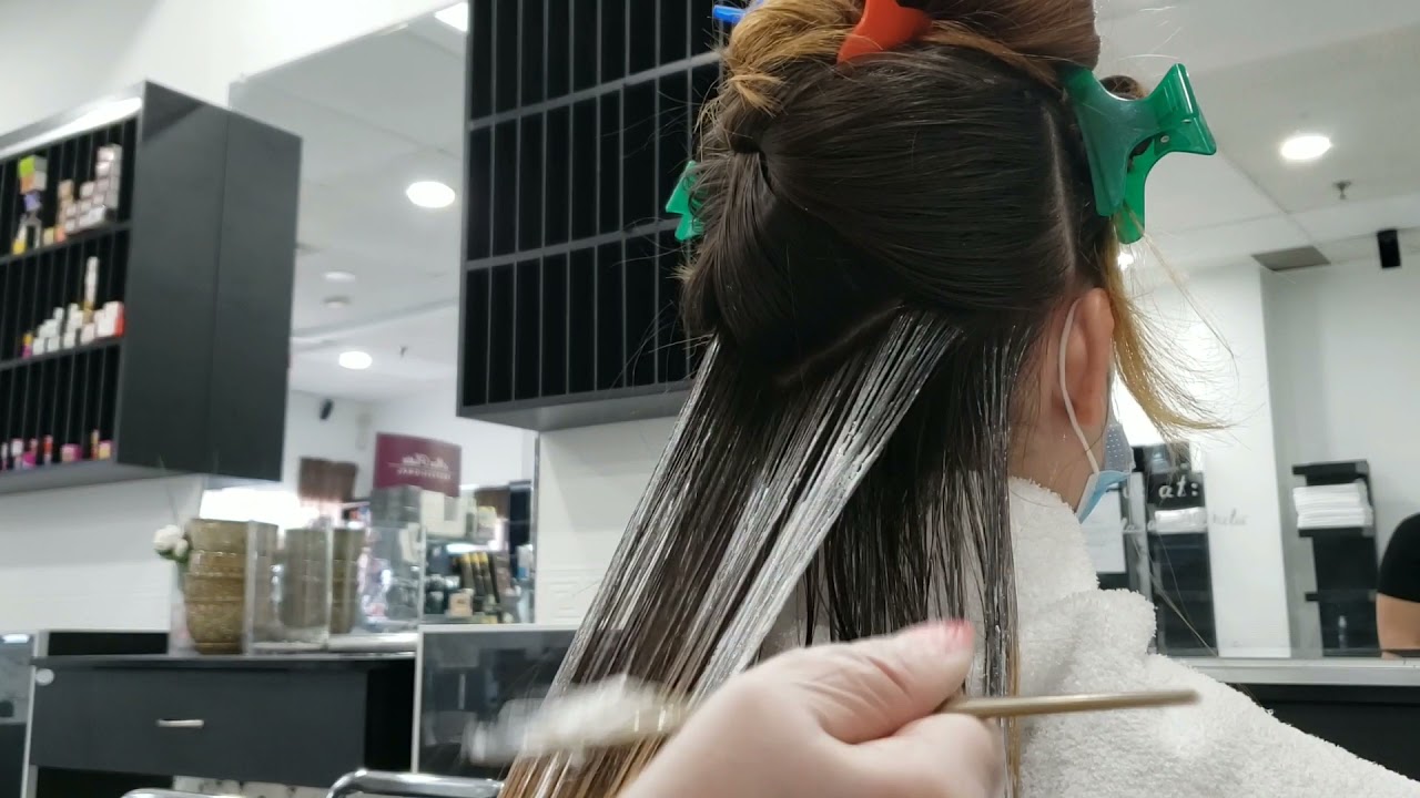 3D Balayage Technique / Freehand Balayage Technique with adding second color at the same time