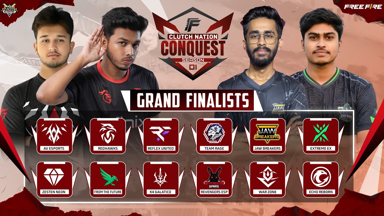 [🔴LIVE] GRAND FINAL | CLUTCH NATION CONQUEST S1 | Ft. @RedHawksOfficials @JB.FREAK22