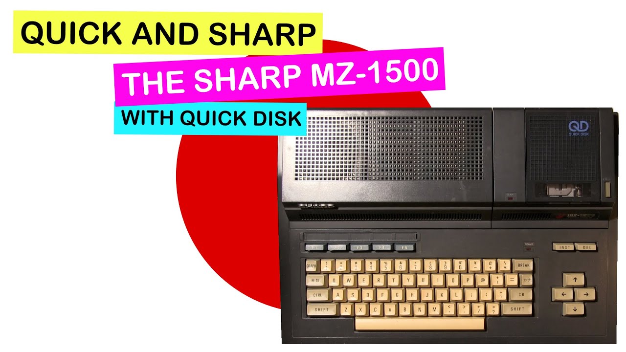 Быстрый и точный: Sharp MZ 1500 с Quick Disk | #Retro #Retrocomputing #Retrocomputers