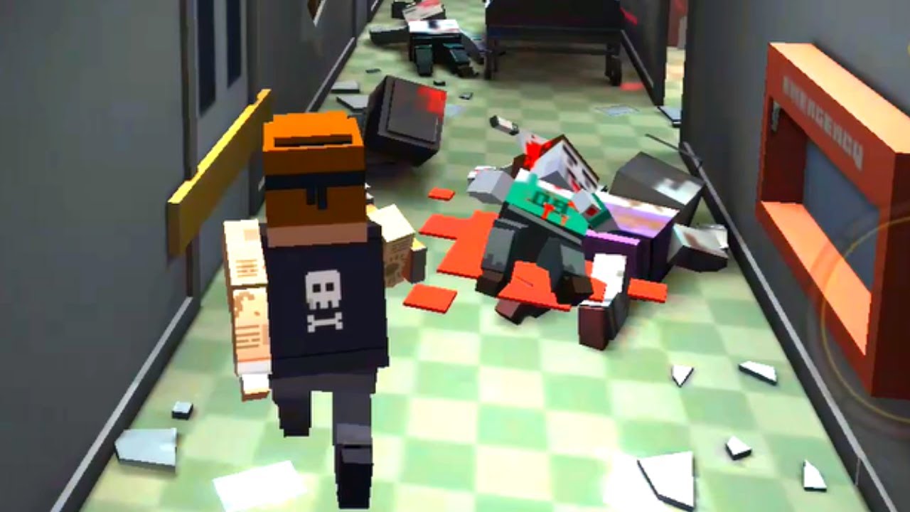 BLOCKAPOLYPSE - Zombie Shooter | Gameplay Walkthrough Part 4 - Zombie Escape Hospital - Lomelvo