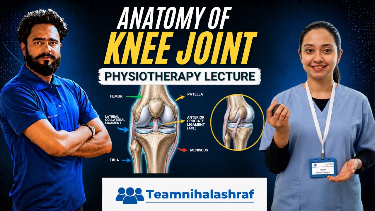Anatomy of Knee Joint- Physiotherapy Lecture by Teamnihalashraf 