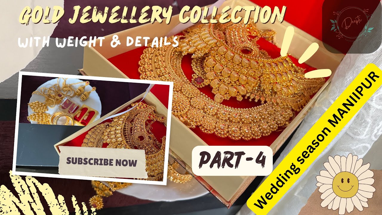 Gold jewellery collection with weight & details || Part-4