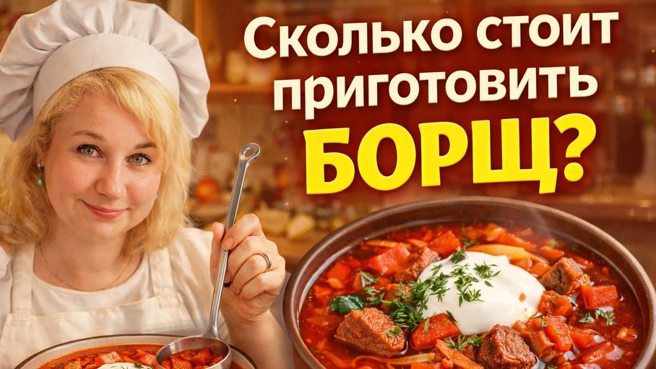 Сколько стоит сварить БОРЩ в 2026 сегодня? Проверяю цены на продукты в Перекрестке и Готовлю!