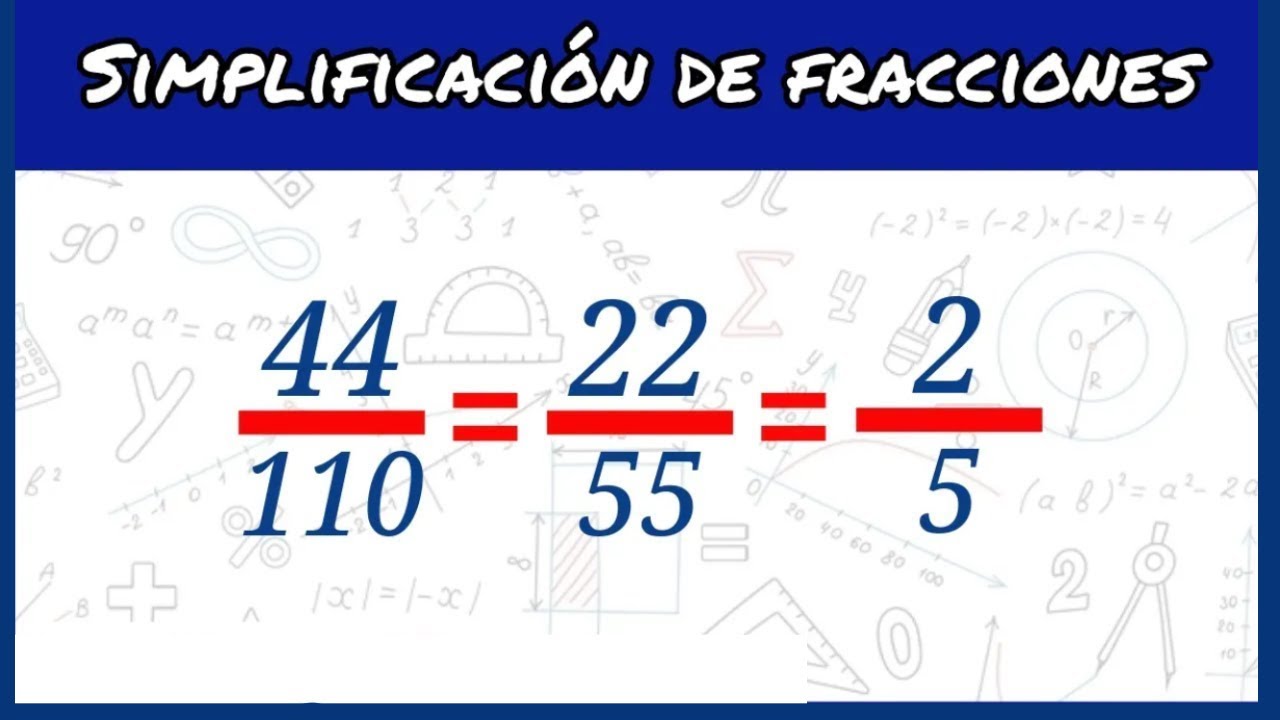 Como simplificar fracciones sin equivocarte