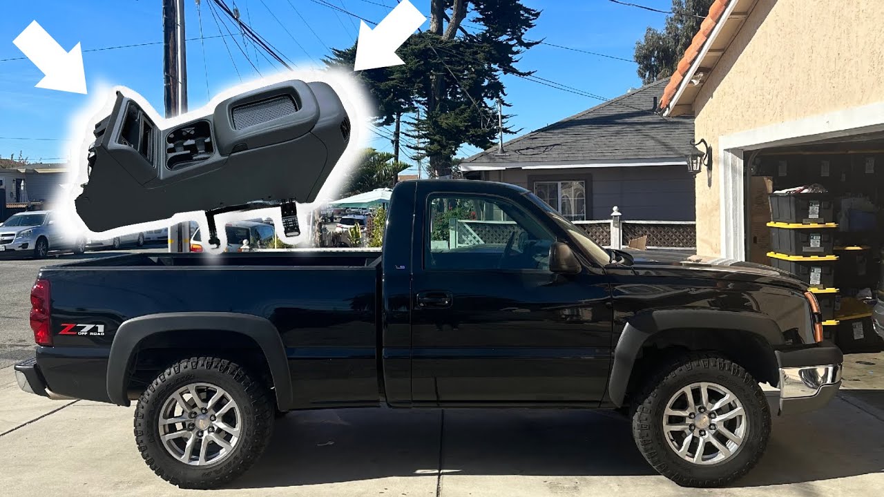 Installing CENTER CONSOLE on My z71 Single Cab! MUST HAVE!