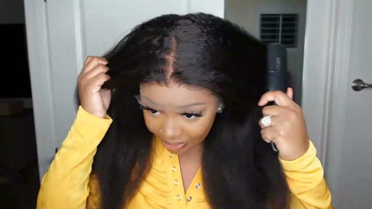 Vacation Hair For Beginners      Easy Clear Lace Install + Heatless Style   Atina Hair