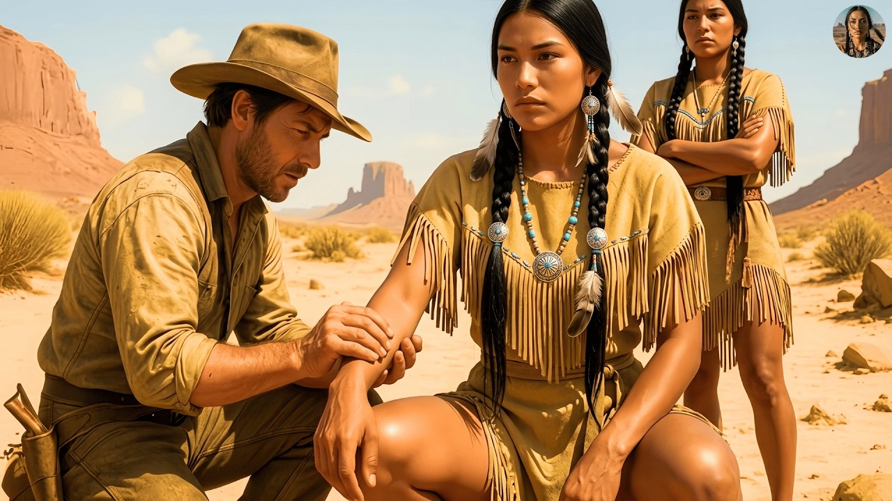 El vaquero salvó a dos gemelas apaches gigantes; esa noche susurraron que lo querían solo suyo.