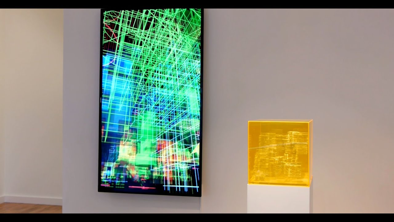 Miguel CHEVALIER Power Pixels 2016 Galerie LMS Bruxelles