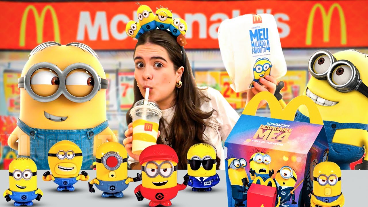 EXPERIMENTANDO O NOVO LANCHE DOS MINIONS DO MC DONALDS!