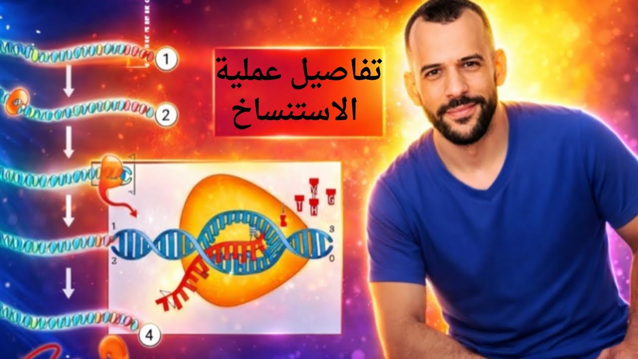تركيب البروتين 6. تفاصيل حدوث عملية الاستنساخ