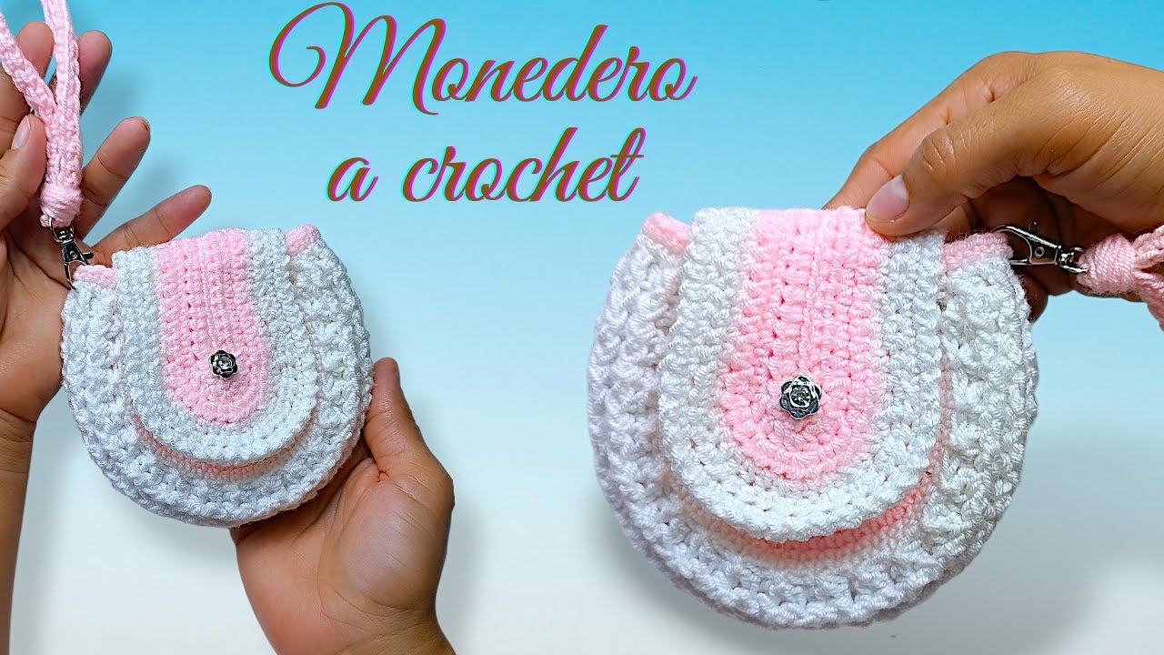 ! SORPRENDENTE ¡ monedero tejido a CROCHET paso a paso / hermoso monedero tejido para principiantes