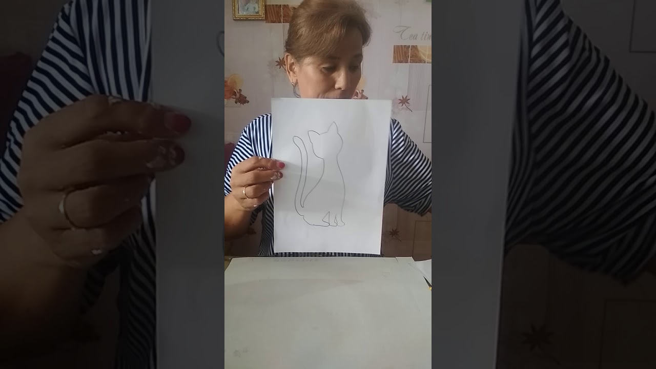 Тұзды қамырмен мысық жасау.