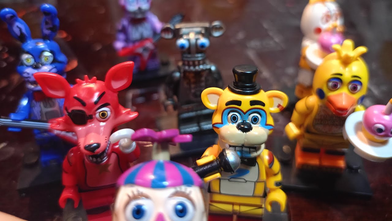 Обзор на новые китайские Lego фигурки fnaf
