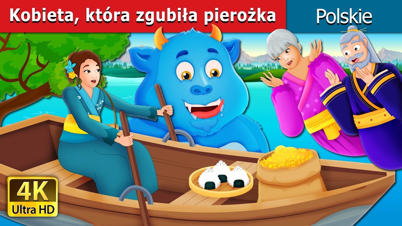 Kobieta która zgubiła pierożka | The Woman who lost her Dumpling in Polish  | @PolishFairyTales
