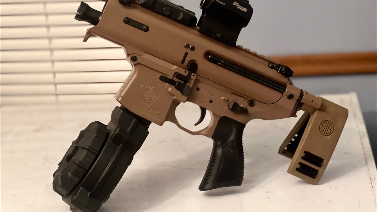 Sig mpx Copperhead with a 50 round drum
