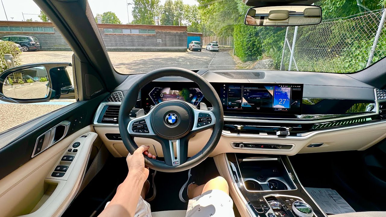 New BMW X5 Facelift M60i xDrive Test Drive POV 2024