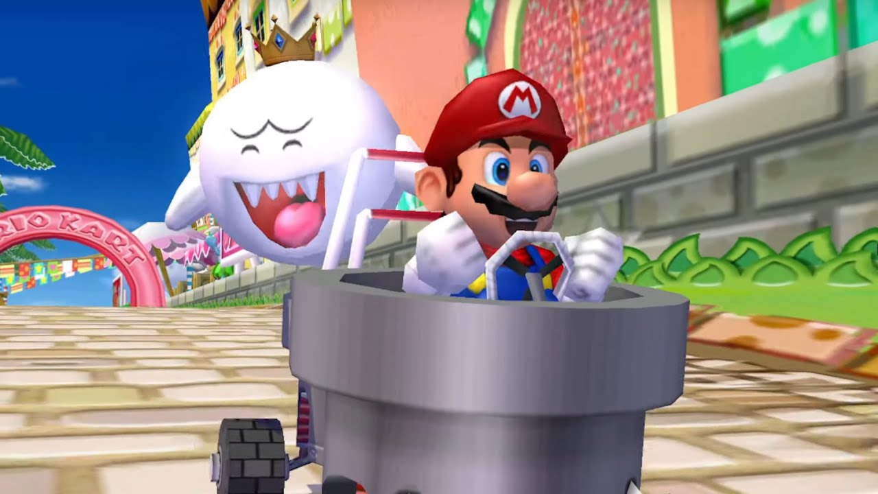 Mario Kart: Double Dash!! - 50cc Mushroom Cup Grand Prix (Mario and King Boo)