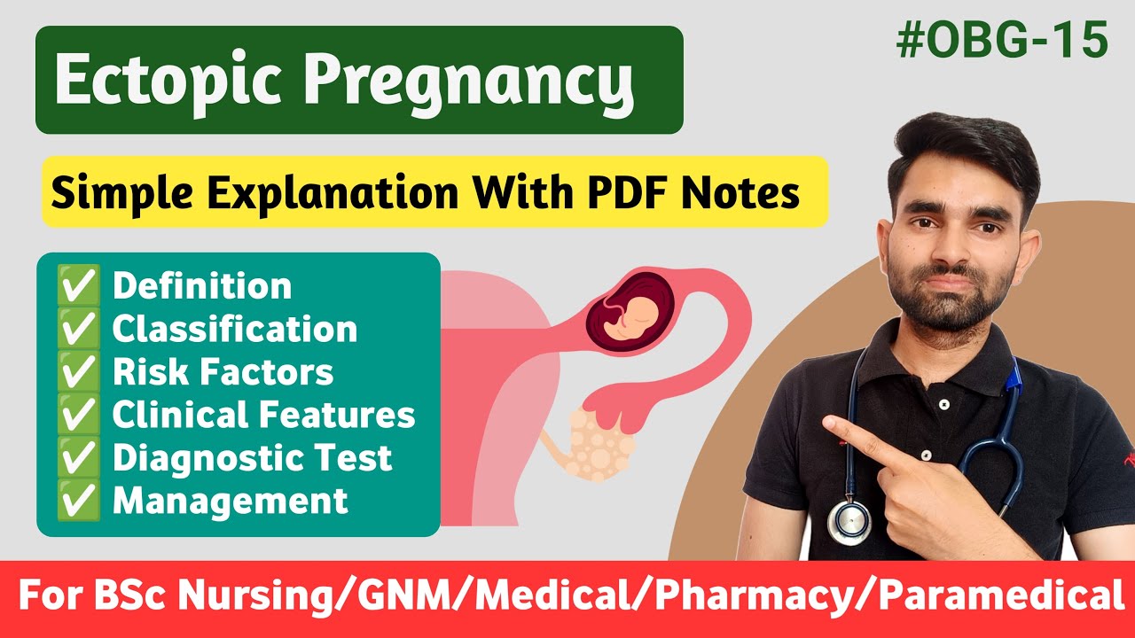 Ectopic Pregnancy in Hindi | Types, Etiology, Sign & Symptoms, Treatment of Ectopic Pregnancy
