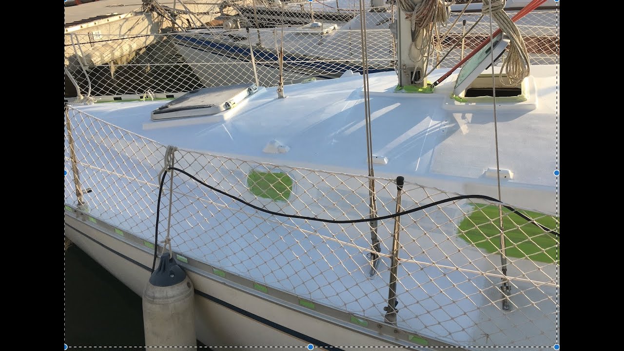 Cómo pintar la cubierta de un barco con pintura antideslizantes. PART 1