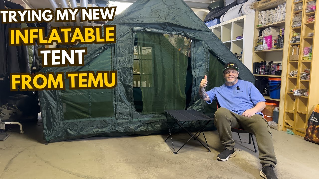 Having a close look at the inflatable tent i just got from Temu with Jonas Andersson