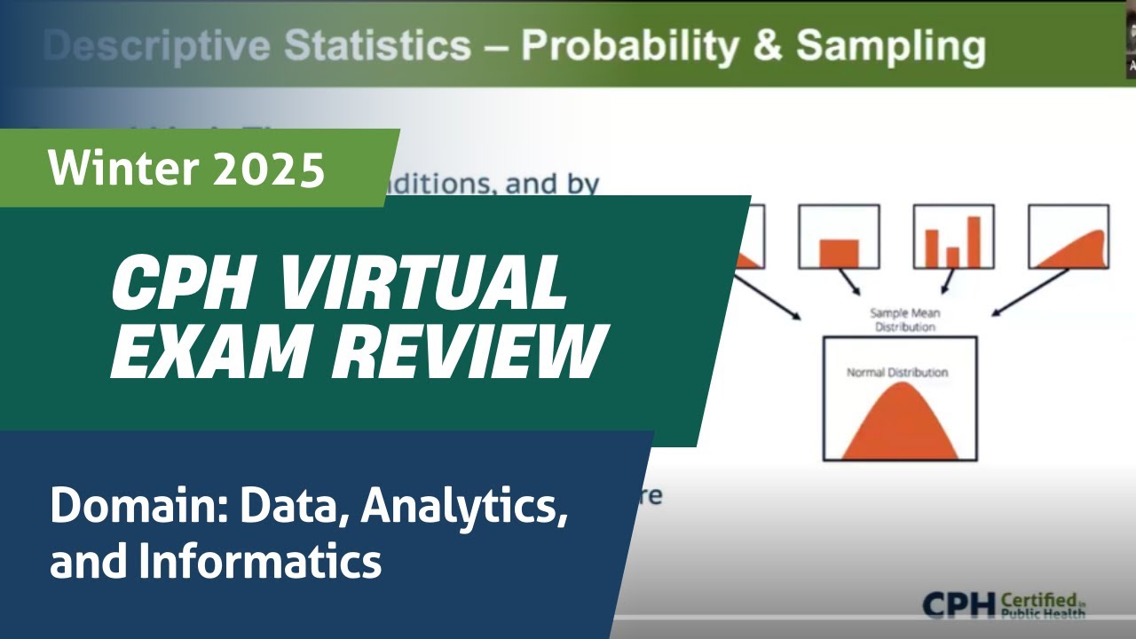 CPH Exam Review - Data, Analytics, and Informatics