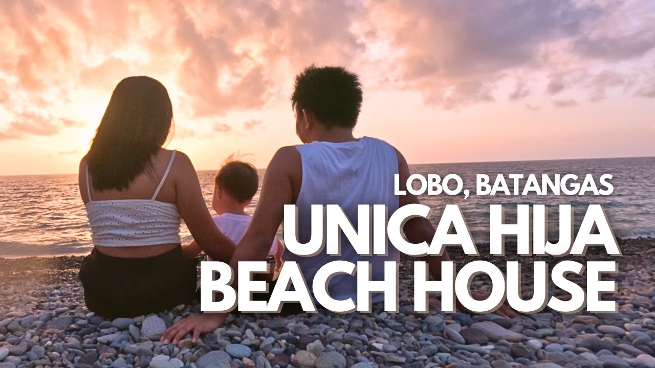 PEBBLE STONE BEACH IN LOBO BATANGAS 🪨 | Unica Hija Beach House | Car Camping