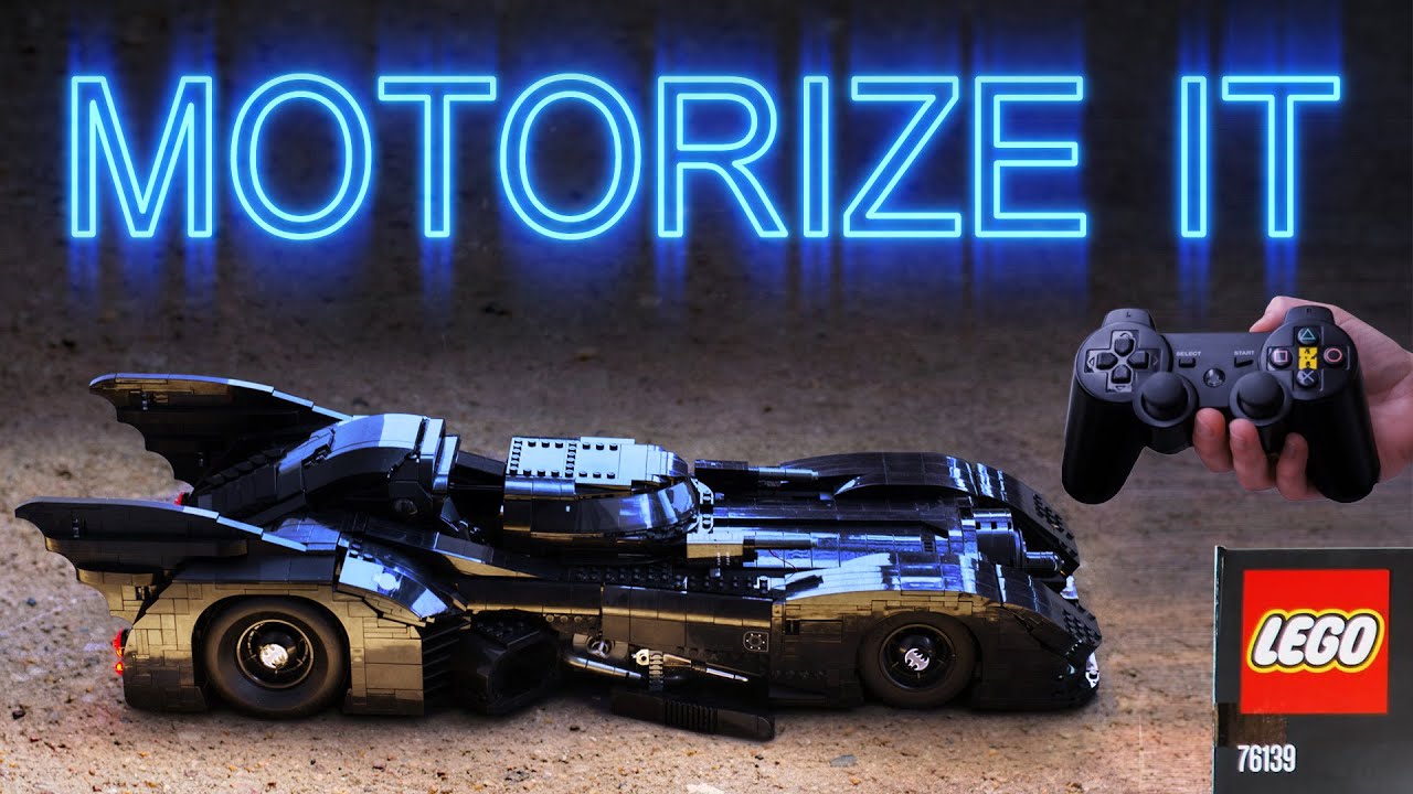 LEGO 76139 Моторизованный бэтмобиль 1989 Инструкция по дистанционному управлению