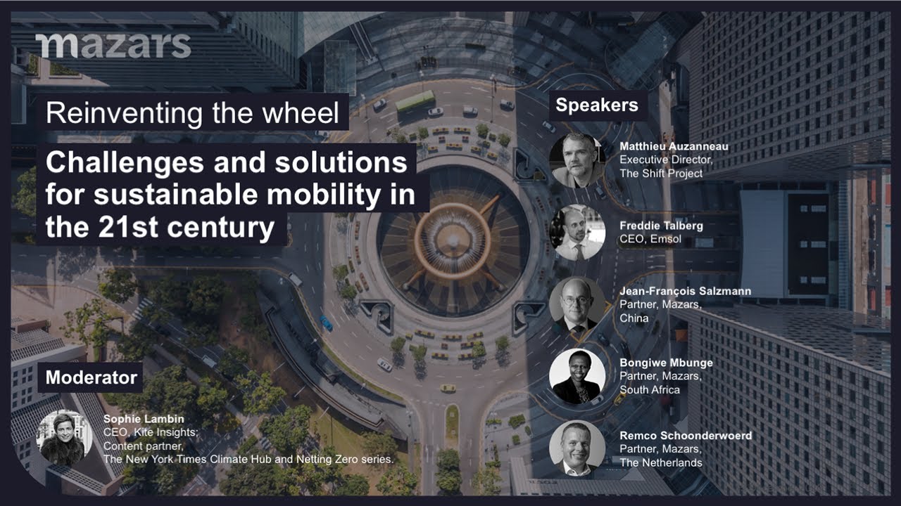 Reinventing the wheel: challenges and solutions for sustainable mobility in the 21st century