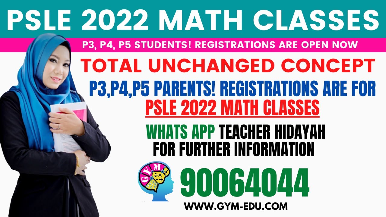 What is Total Unchanged Concept? | PSLE 2022 Math Coaching Class By Teacher Hidayah