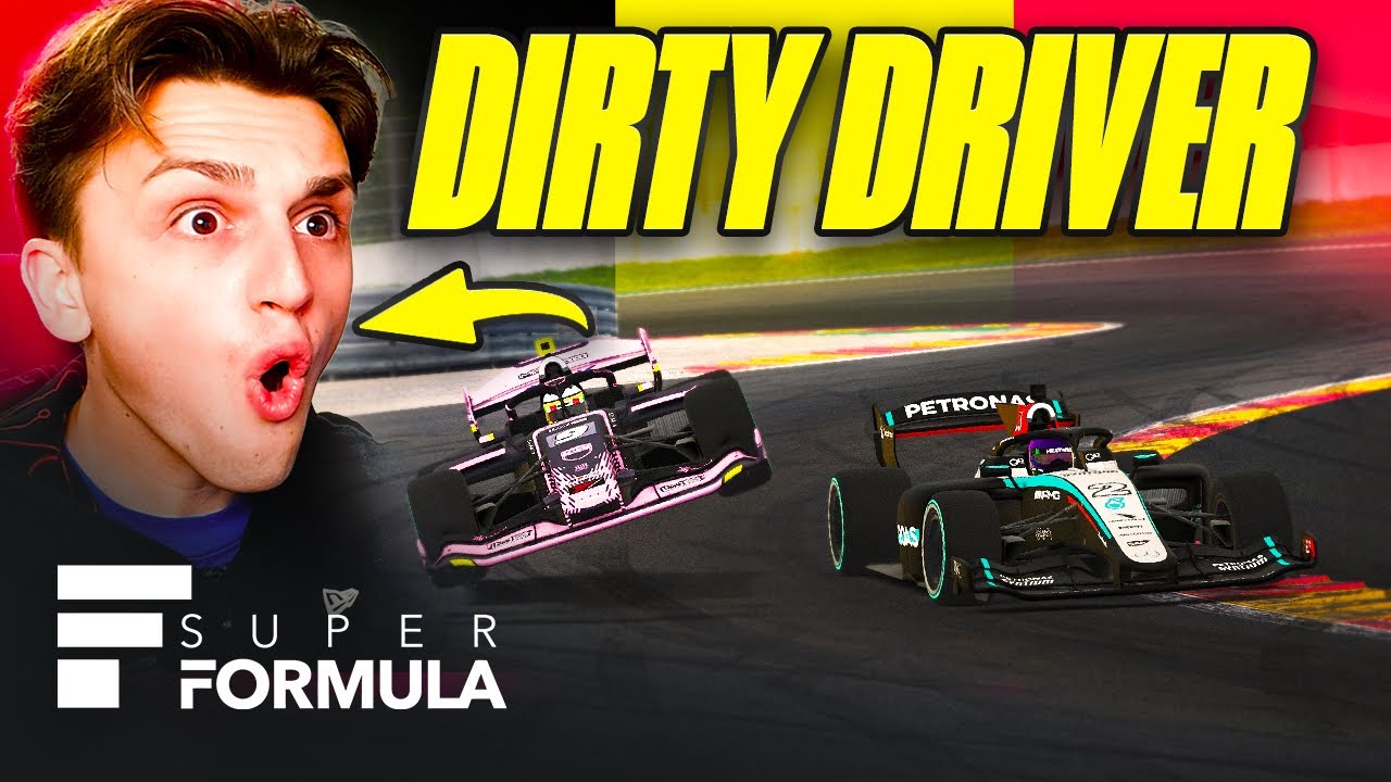 I AM THE DIRTIEST DRIVER ON IRACING 💀| iRacing SuperFormula Spa S4