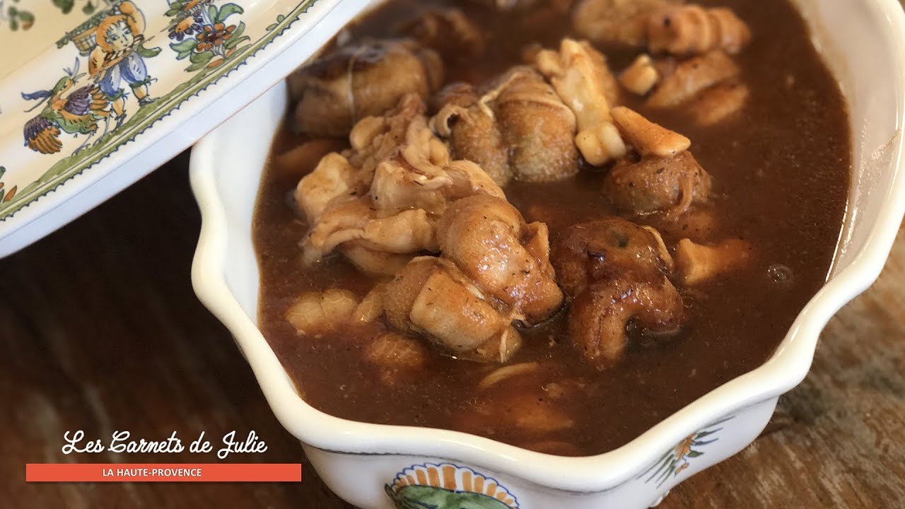 Recette : Pieds paquets de Laurent et Marcel - Les Carnets de Julie - La Haute Provence