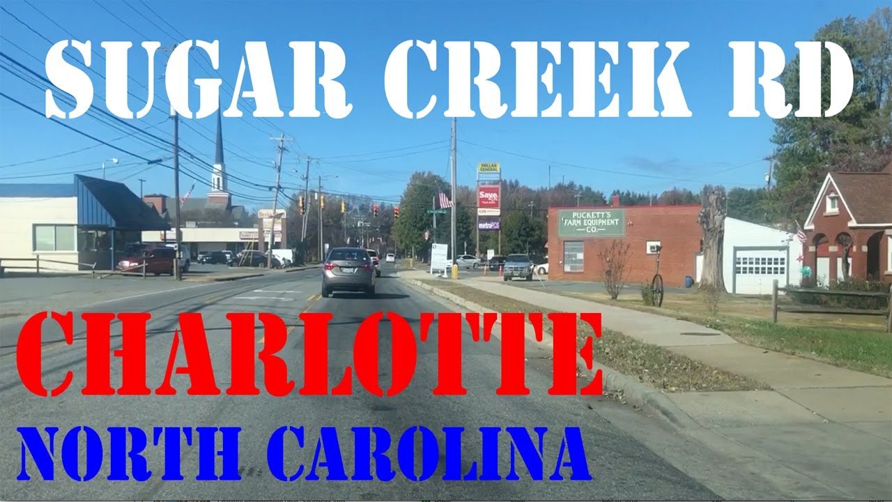 Sugar Creek Rd - FULL Route - Charlotte - North Carolina - Street Drive