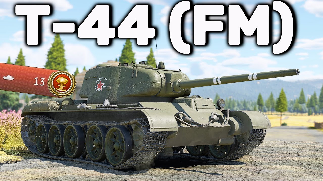 T-44 (FM) Soviet Medium Tank Gameplay | War Thunder
