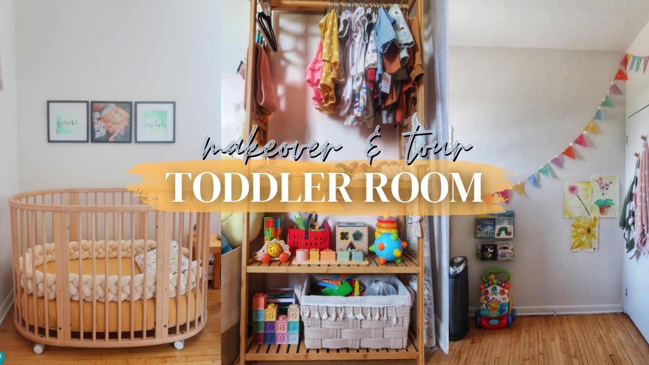Toddler Room Tour, organize with me | Simply Sherissa