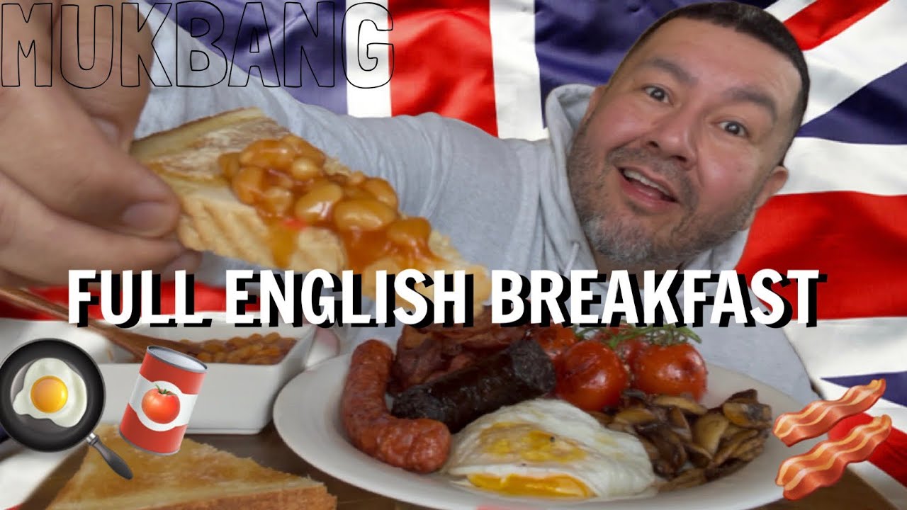 🇬🇧Full English Breakfast!🥓🍳🥫💂and butcher shop talk🥩