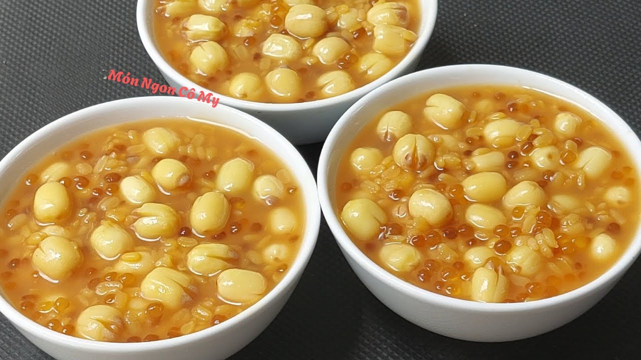 CHÈ HẠT SEN ĐẬU XANH cách nấu đặc biệt này chè ăn rất ngon mát bổ đơn giản dễ làm