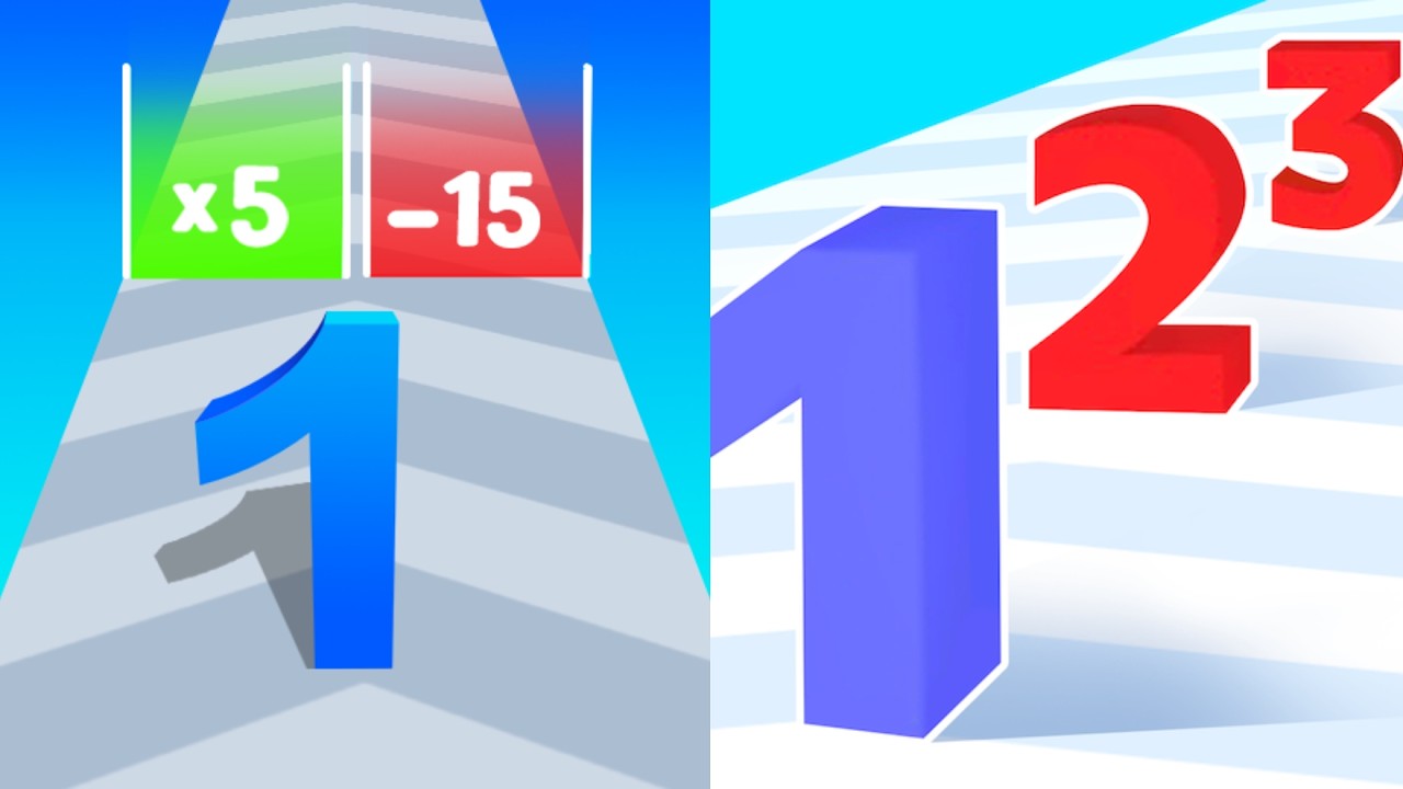 Can You Beat Number Master vs Merge Number Run Master? 😱 Satisfying Max Gameplay