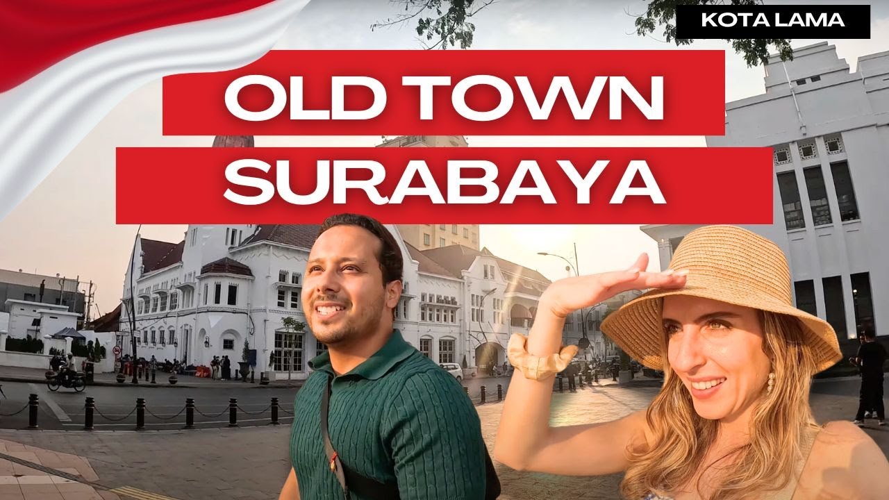 Exploring Old Town Surabaya in Java, Indonesia🇮🇩 ( Kota Lama )