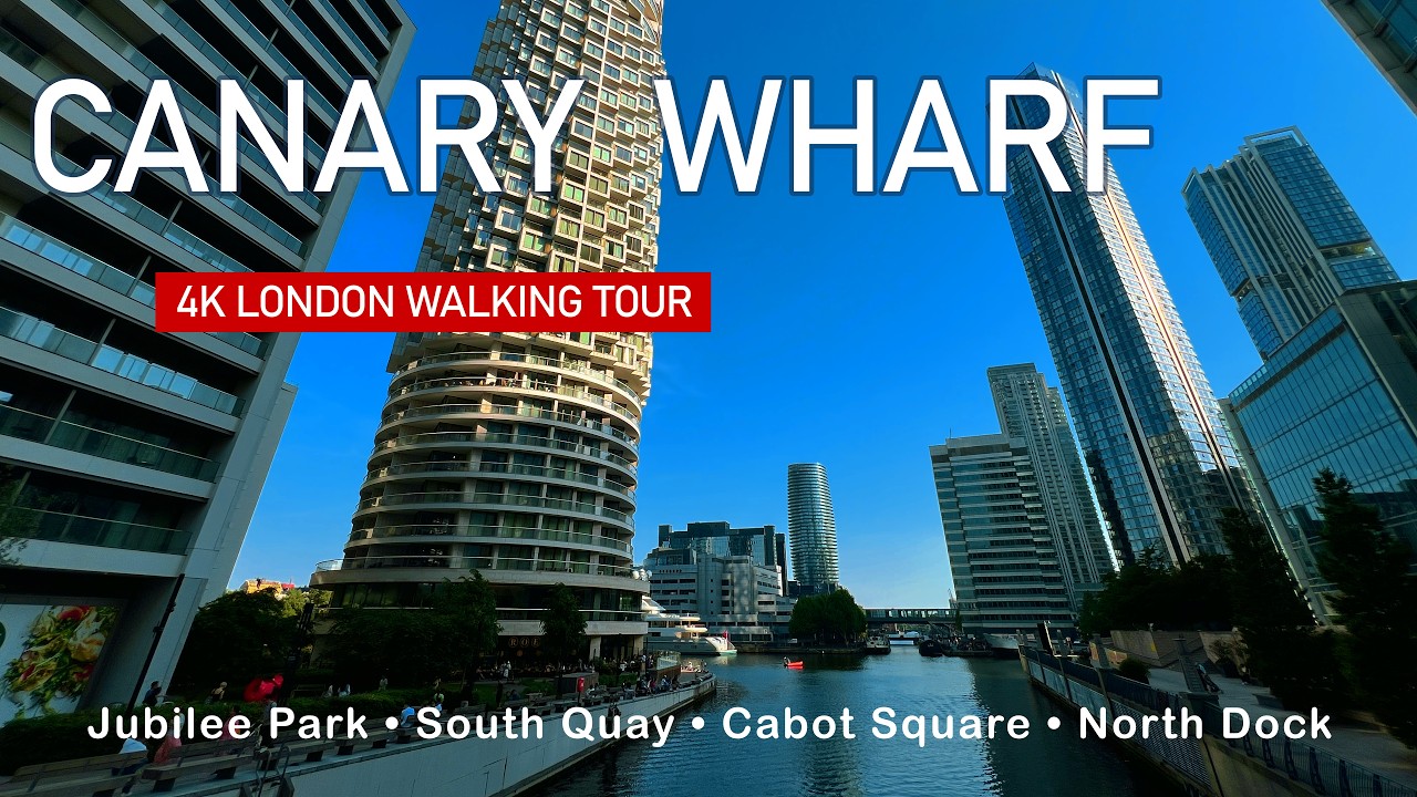 POV: Canary Wharf Walk 2026 🇬🇧 | London Docklands Walk 4K | London Walking Tour | East London