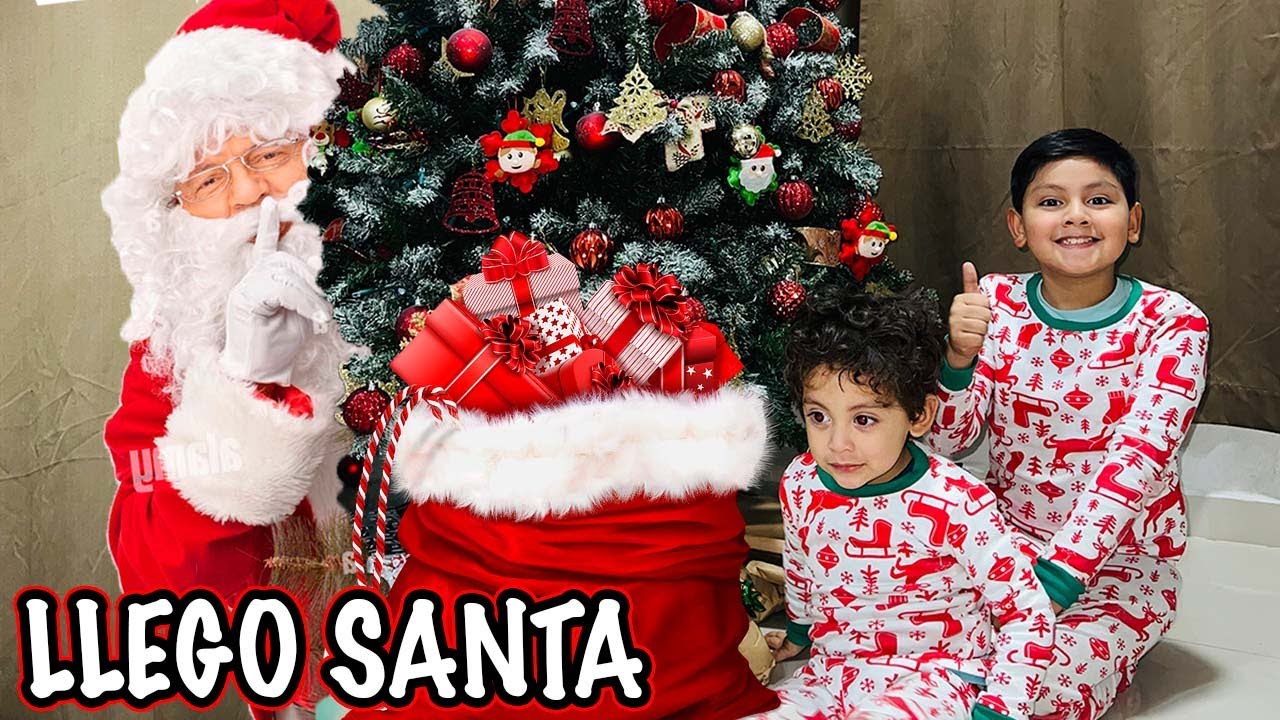 Llego Santa a Casa | Abriendo Regalos de Santa Claus | Family Juega