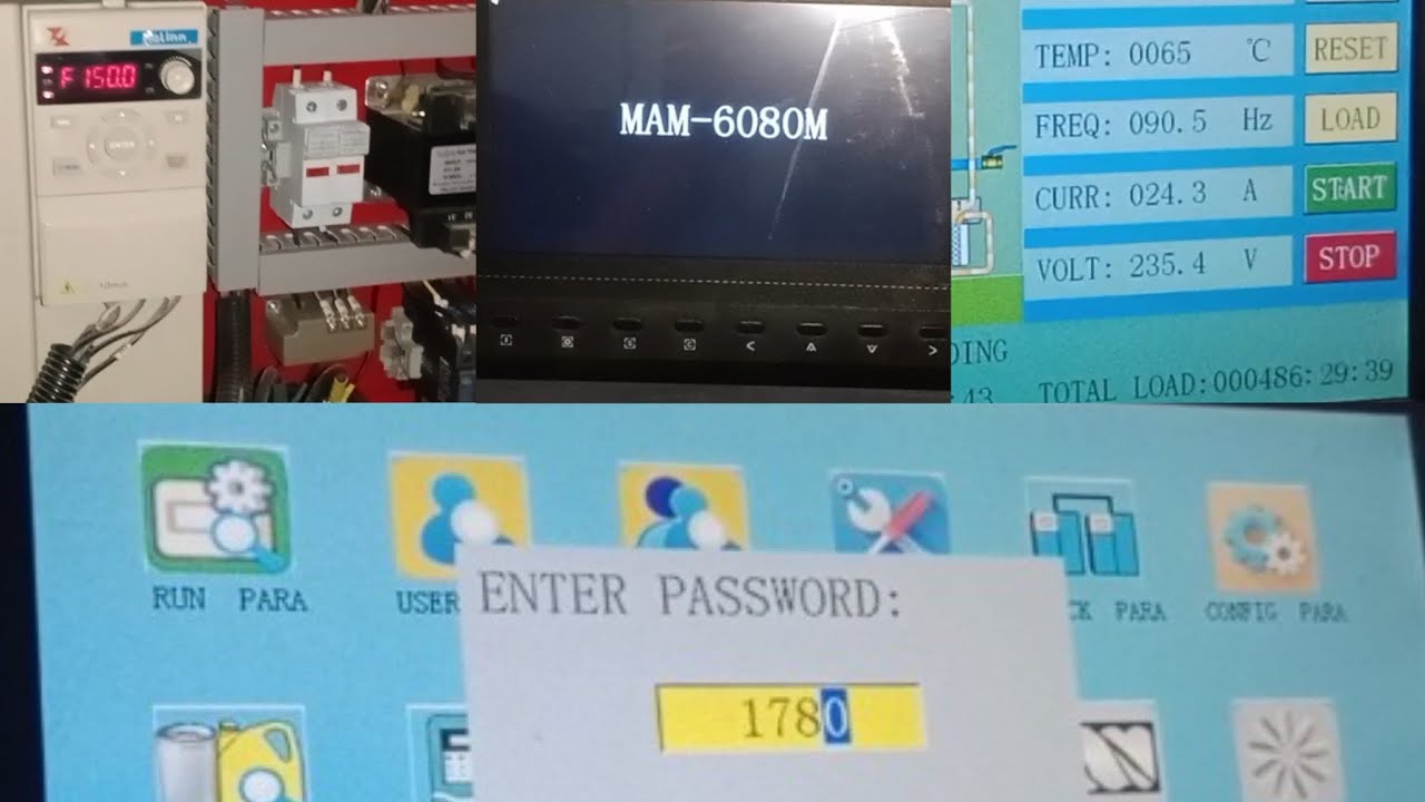 Configuration The Factory Setting & Maintenance Parameters MAM-6080M Controller