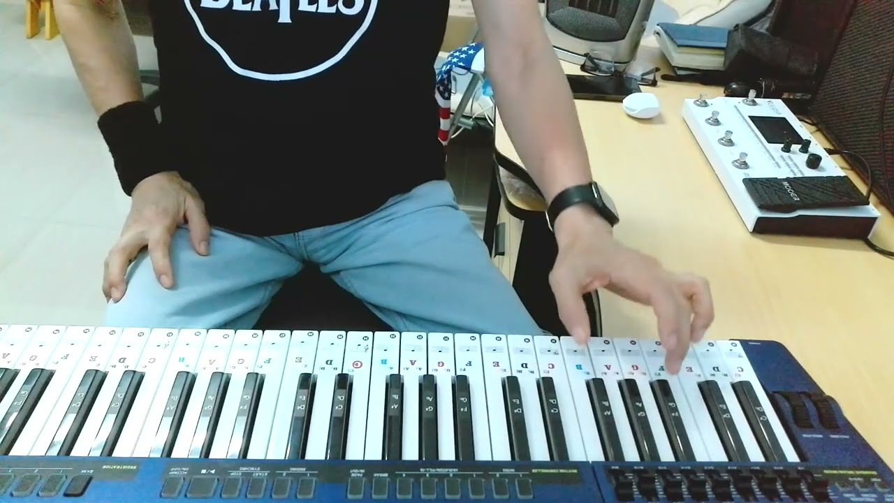 Gary Nuiman - Cars (Keyboard cover by Juanes)