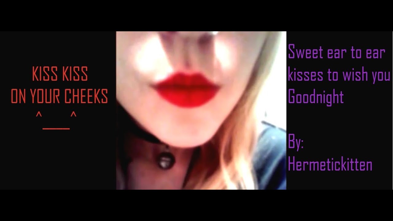 ASMR ♡ Gentle Goodnight Kisses (ear to ear) + Affirmation/Self-confidence whispering