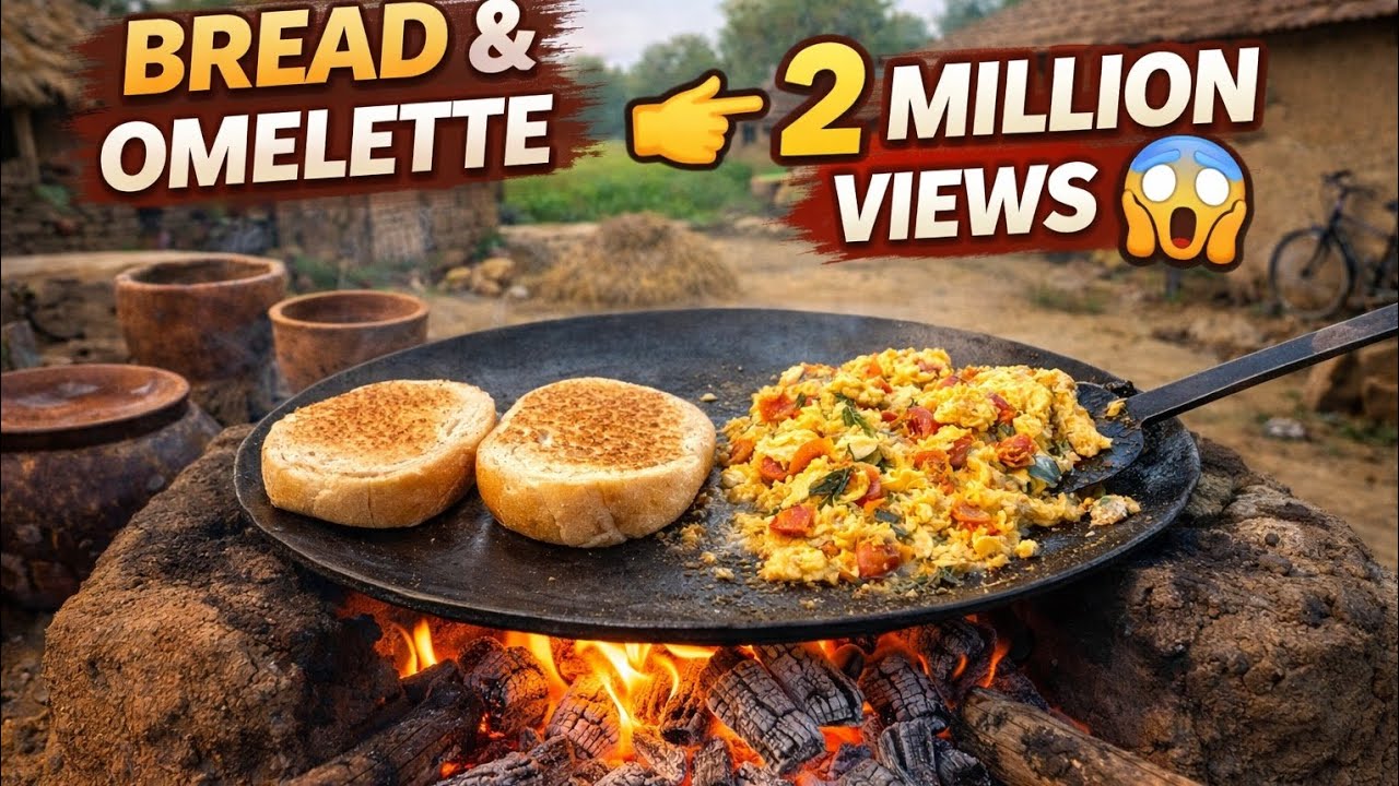 🍞 Bread Recipe Indian Style 🥪🔥 | Gaon Ka Asli Nashta 😍 👉 2M Views 😱 #youtube #viralvideo 