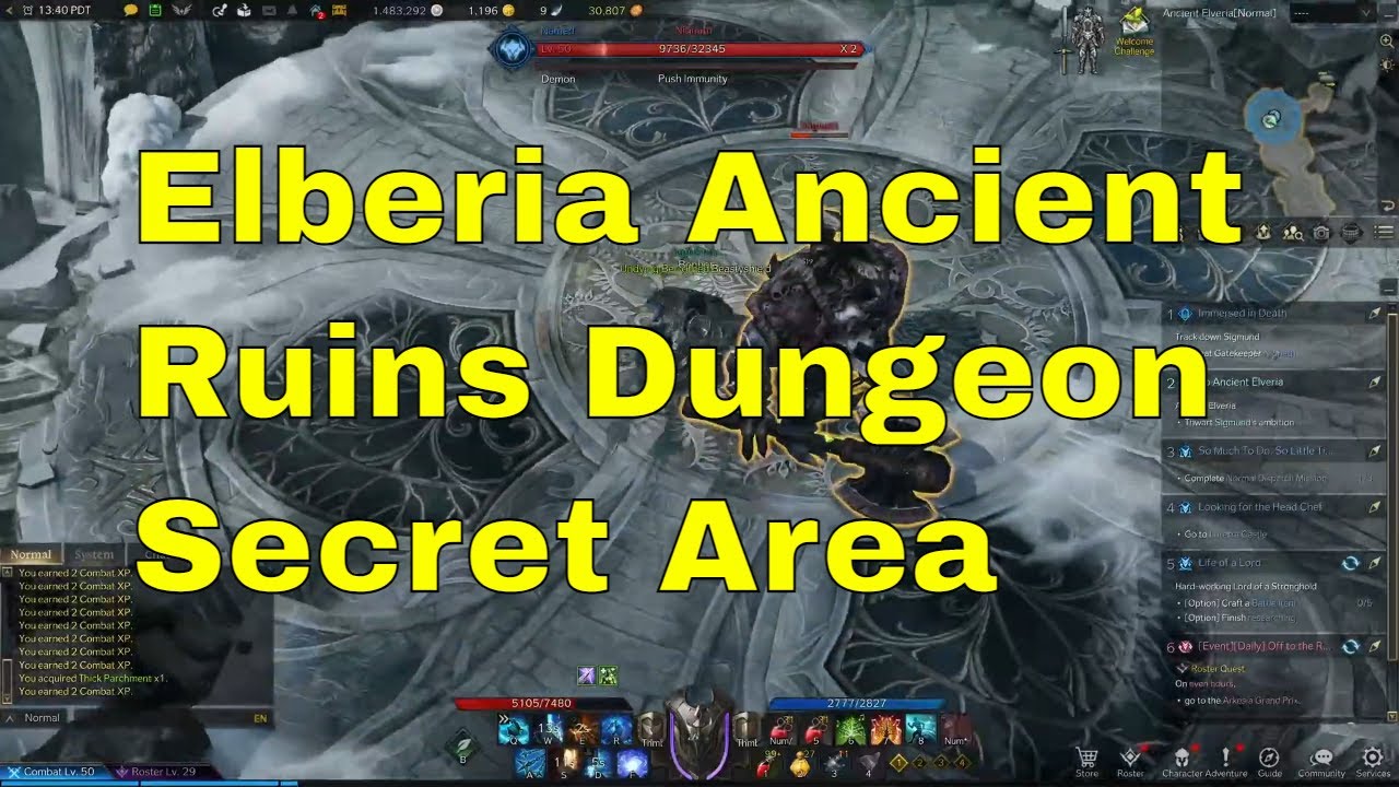 🌱 Lost Ark | How to access Elberia Ancient Ruins Dungeon Mokoko Seeds Secret Area